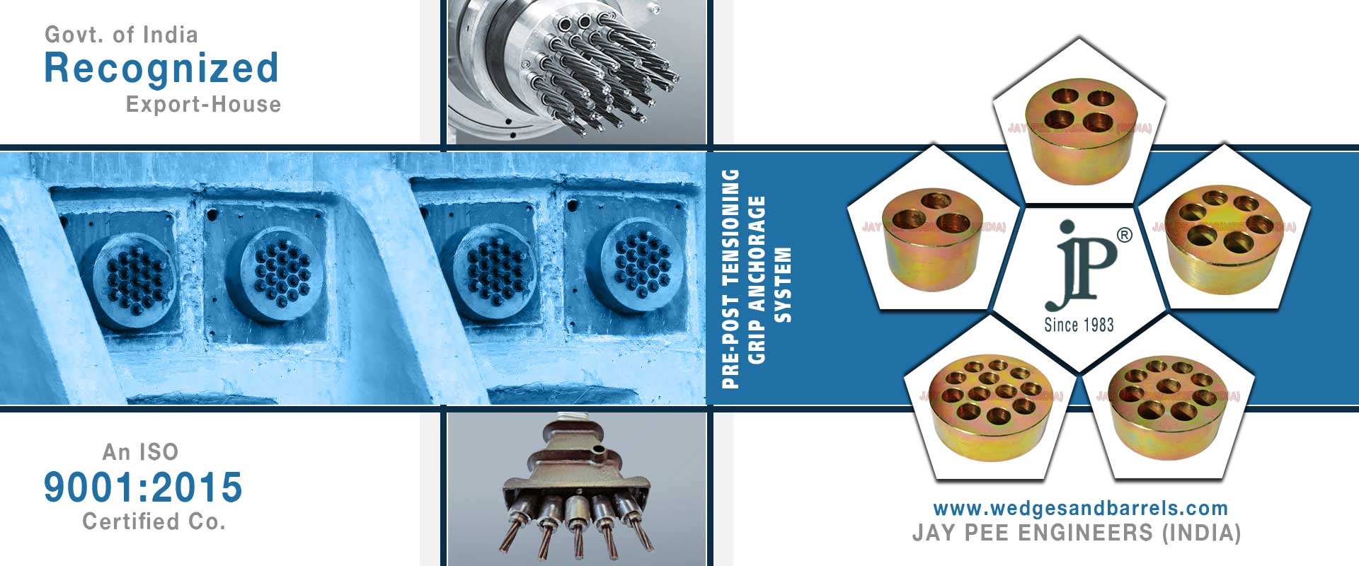 Post Tensioning Anchor Heads manufacturers exporters in india punjab ludhiana