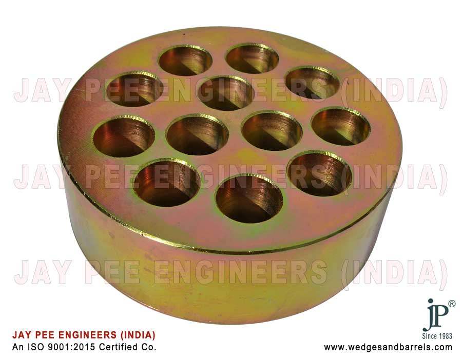 Prestressing Anchor Heads with wedges Manufacturers Exporters in India Punjab Ludhiana