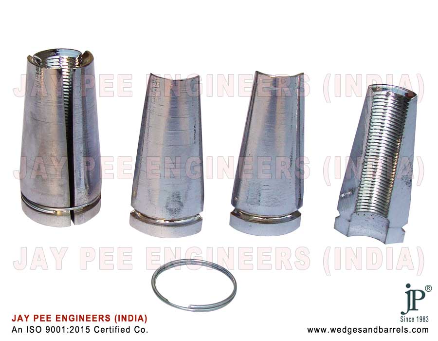 3 Part Wedges Anchor Grips Wedges Manufacturers Exporters in India Punjab Ludhiana